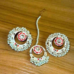 Meenakari Tikka Set